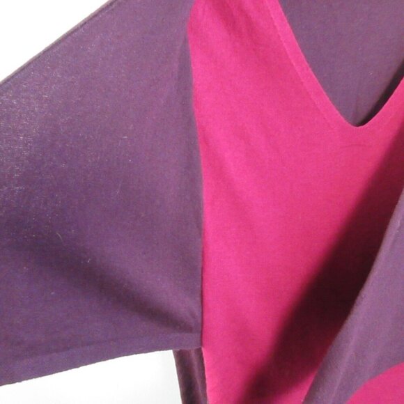 Club Monaco Milah Sweater Women XS Burgundy Viscose Wrap Tie Waist Wool 272 - Picture 7 of 10